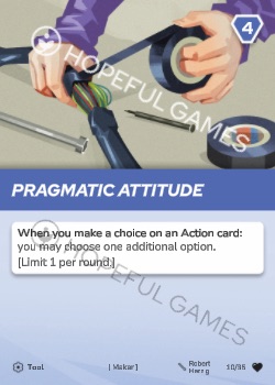 Pragmatic Attitude — printed card scan