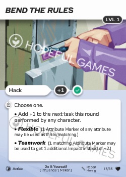 Bend the Rules — printed card scan (Level 1)