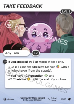 Take Feedback — printed card scan (Level 1)