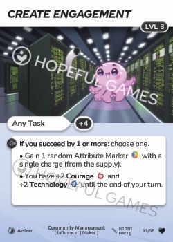 Create Engagement — printed card scan (Level 3)